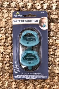 Peacock Blue Arrows Sweetie Soother™ Pacifier Set