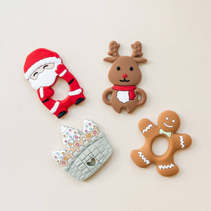 Holiday Silicone Teether - Gingerbread