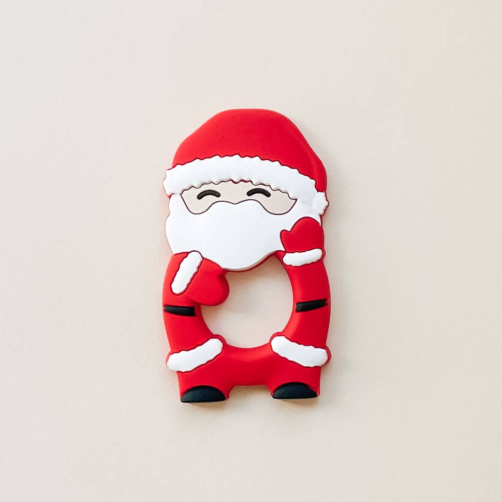 Holiday Silicone Teether - Santa
