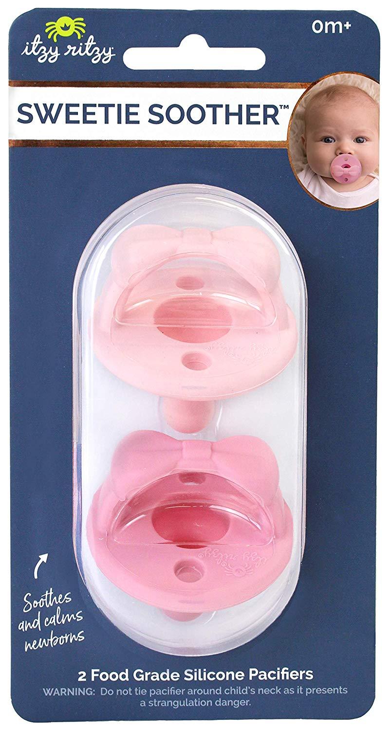 Pink Bows Sweetie Soother™ Pacifier Set